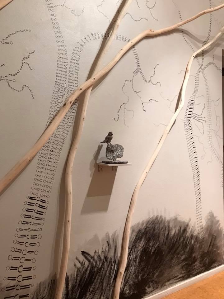 Outo lintu community art project, Mikkeli Art museum, 2018