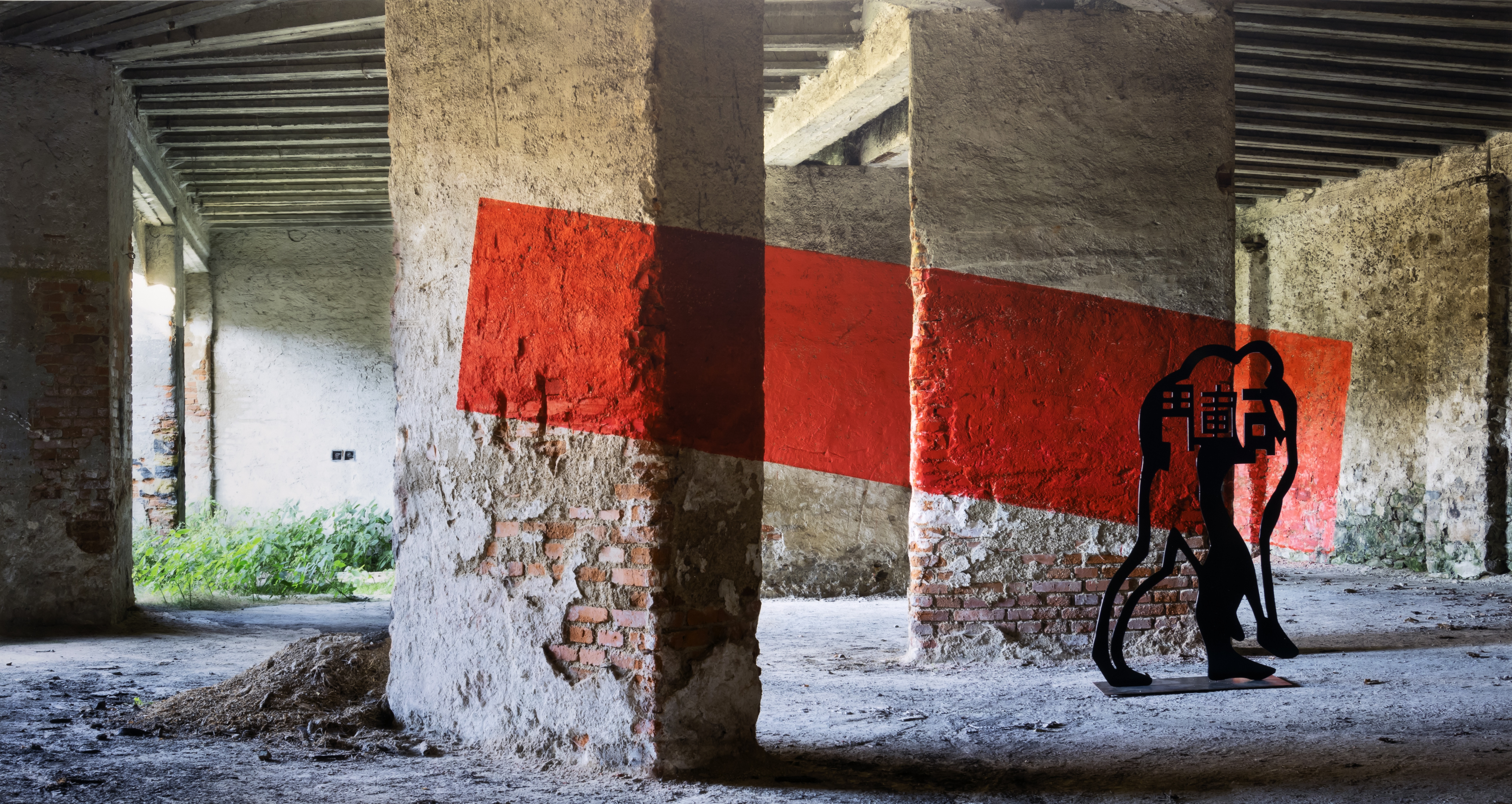 Chinaman, 2015, installation with jan Pohribný, GKK - Galerie Klatovy Klenova