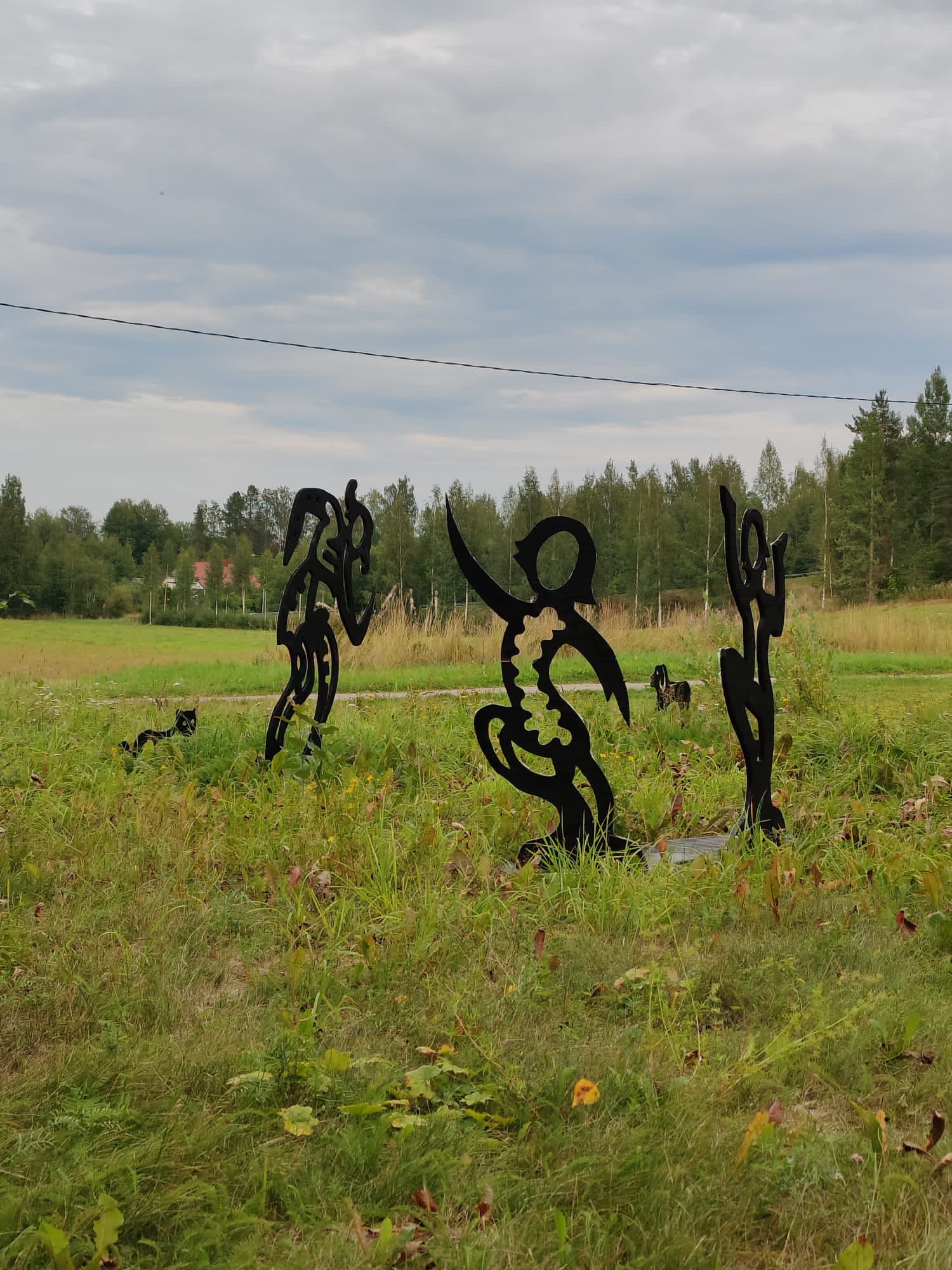Luontopolku, Nastolan kesänäyttely 2021 in collaboration with Jutta Hämäläinen