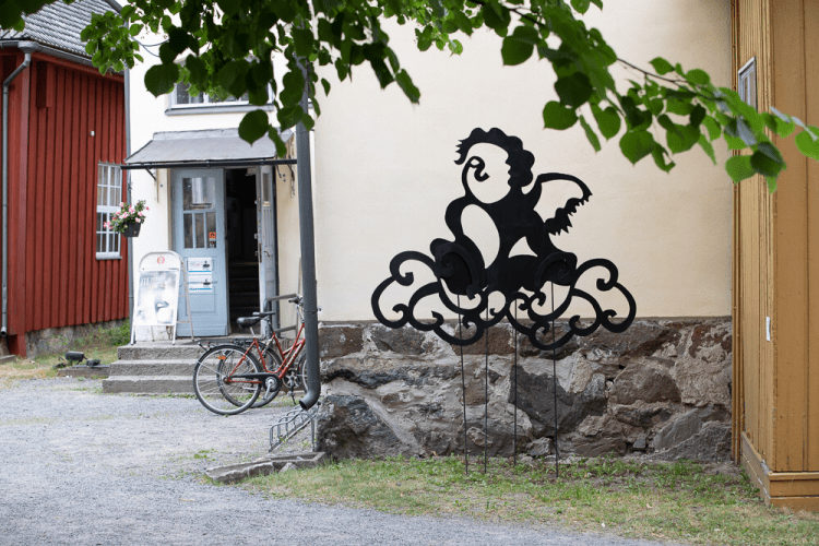 Putti, ITE-pilvessä 2021 K.H.Renlundin museo Kokkola, kuva Sami Funke